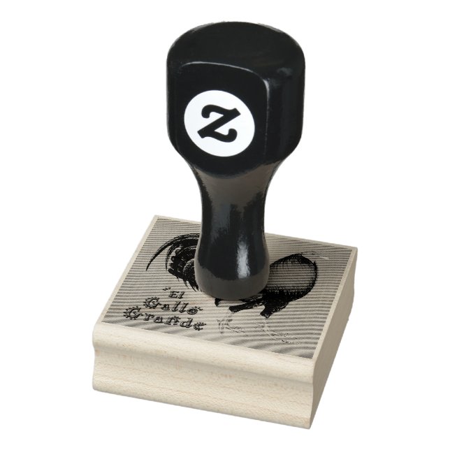 El Gallo Grande Gummistempel (Stempel)