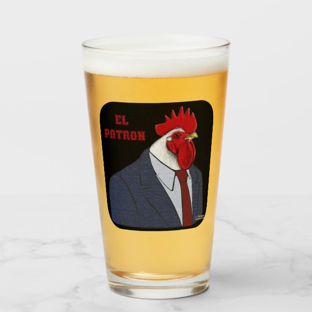 El Gallo Patron Glas (Vorne (Gefüllt))