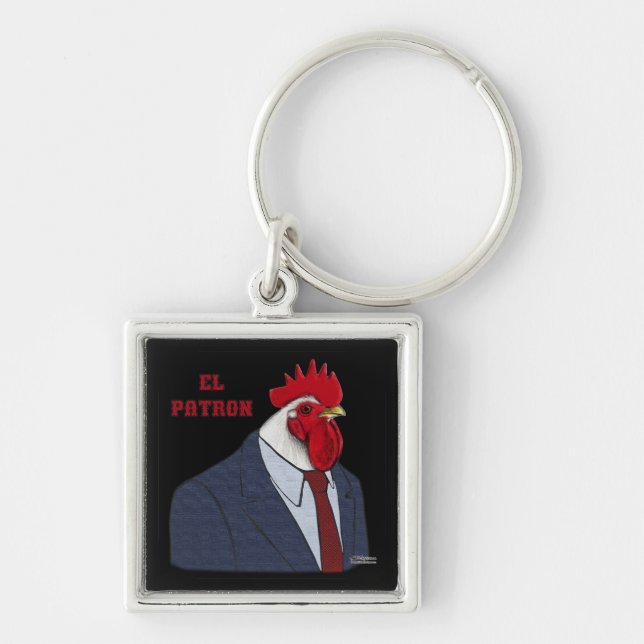 El Gallo Patron Schlüsselanhänger (Vorne)