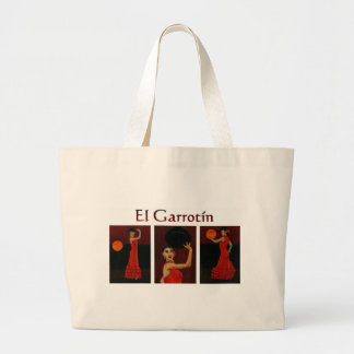 "EL Garrotín" (Flamenco) Jumbo Stoffbeutel