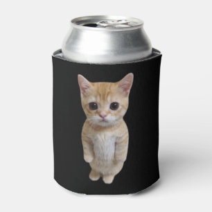 El Gato Cat Meme Doppelseitenschwarz Dosenkühler