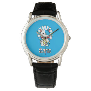 El Gato Kitty Watch Armbanduhr