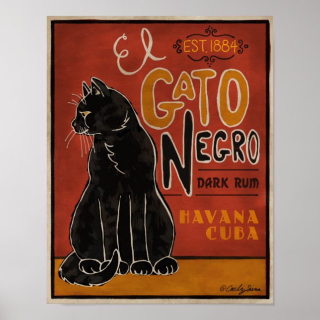El Gato Negro Poster (Vorne)