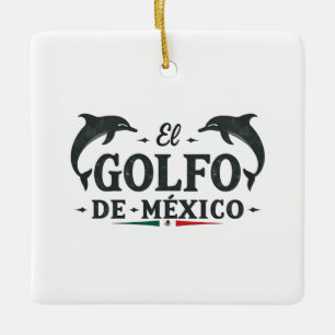 El Golfo De Mexico Amerikanischer Golf von Mexiko Keramikornament