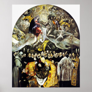 El Greco-Beerdigung der Zählung Orgaz-Plakats Poster