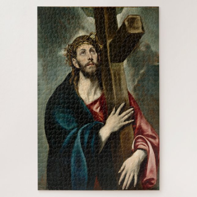 El Greco - Christus, der das Kreuz führt (Vertikal)
