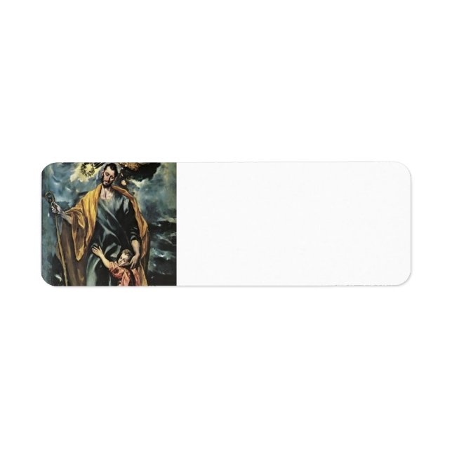 El Greco - Der heilige Joseph und das christliche  (Vorne)