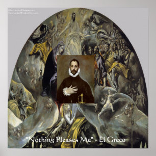 El Greco Enterrement du Comte & Affiche de citatio