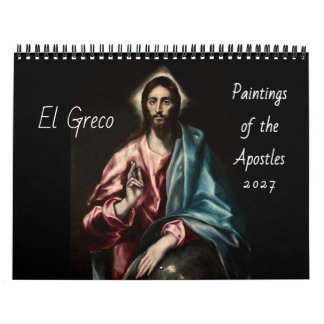 El Greco Gemälde der Apostel 2027 Kalender