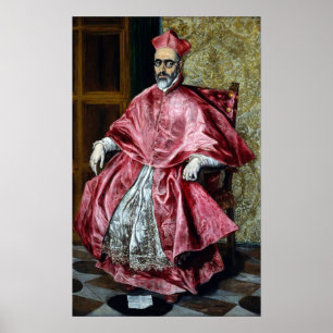 El Greco Kardinal Fernando Niño de Guevara Poster