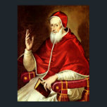El Greco - Portrait des Papstes Pius V Poster<br><div class="desc">Portrait von Papst Pius V von El Greco. Großes Gemälde mit dem Titel Portrait von Papst Pius V,  hergestellt von El Greco.</div>