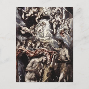 El Greco - Taufe Christi Postkarte