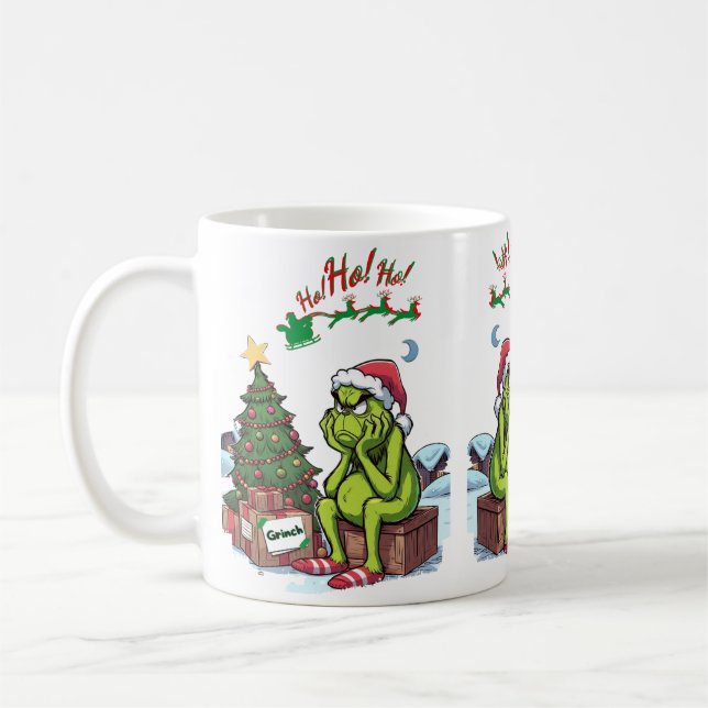 El Grinch en Navidad Kaffeetasse (Links)