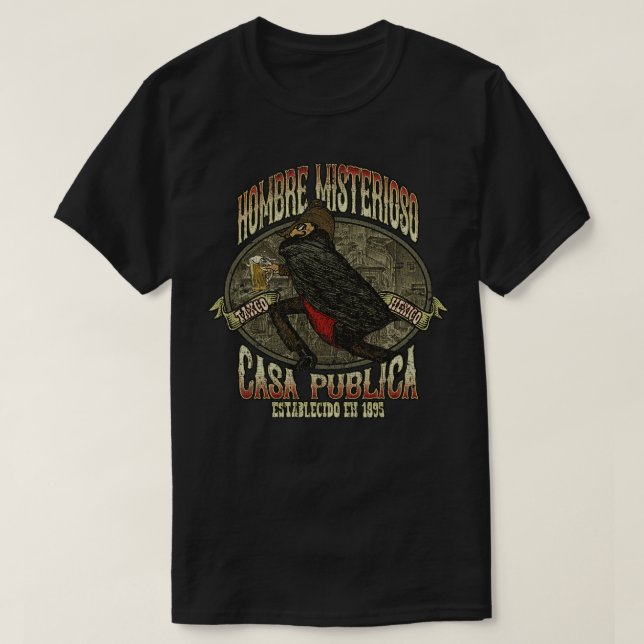 El Hombre Misterio 1895 T-Shirt (Design vorne)