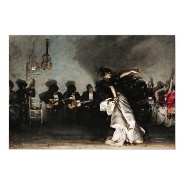 El Jaleo, 1882 von John Singer Sargent Fotodruck (Vorne)