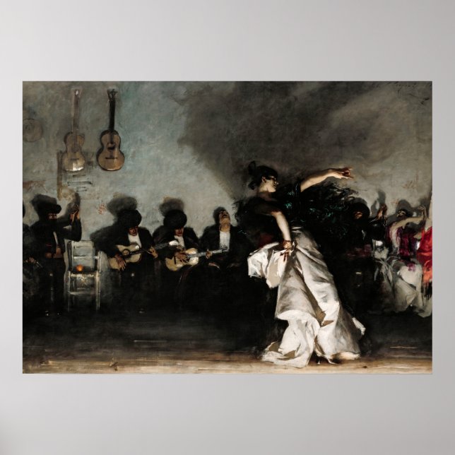 El Jaleo, 1882 von John Singer Sargent Poster (Vorne)