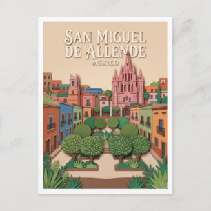 El Jardín und das farbenfrohe historische Zentrum Postkarte