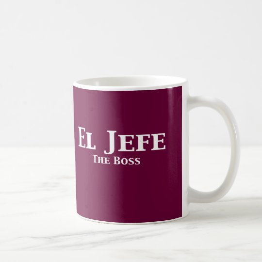 EL Jefe die Chef-Geschenke Kaffeetasse