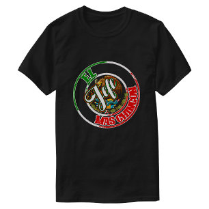 El Jefe Mas Chingon Mexicanisches Mexiko Druck Sto T-Shirt
