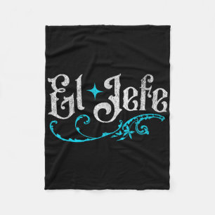 El Jefe The Boss Funny Cinco De Mayo Fleecedecke