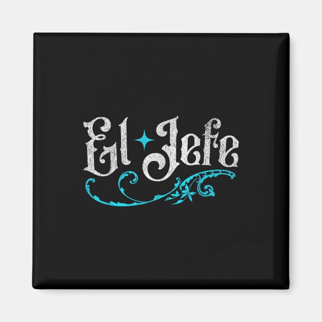 El Jefe The Boss Funny Cinco De Mayo Magnet (Vorne)