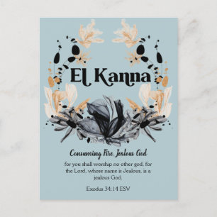 El Kanna   Namen Gottes Gottesfürchtige Schrift Postkarte