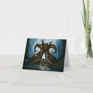 El laberinto del fauno bosque card tarjeta einladung