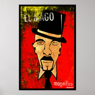 El Mago Magnifico, der Magnizist Magician Poster