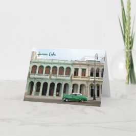 El Malecón, La Havane, Cuba - carte