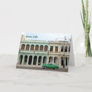 El Malecón, La Havane, Cuba - carte