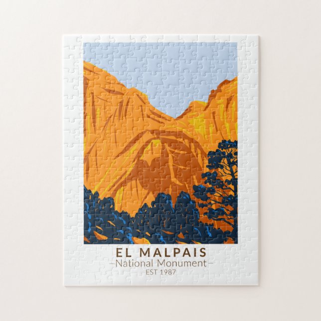 El Malpais National Monument New Mexico Vintag (Vertikal)