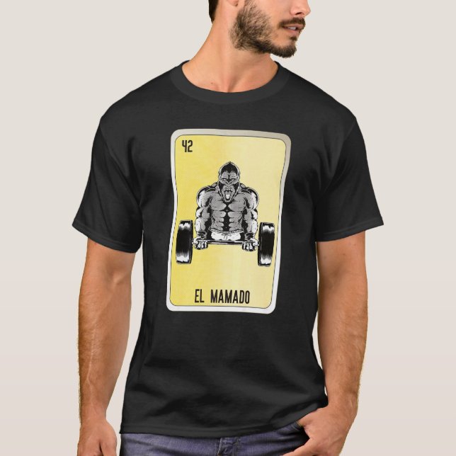 El Mamado Mexican Slang Lottery Bingo Cards   T-Shirt (Vorderseite)