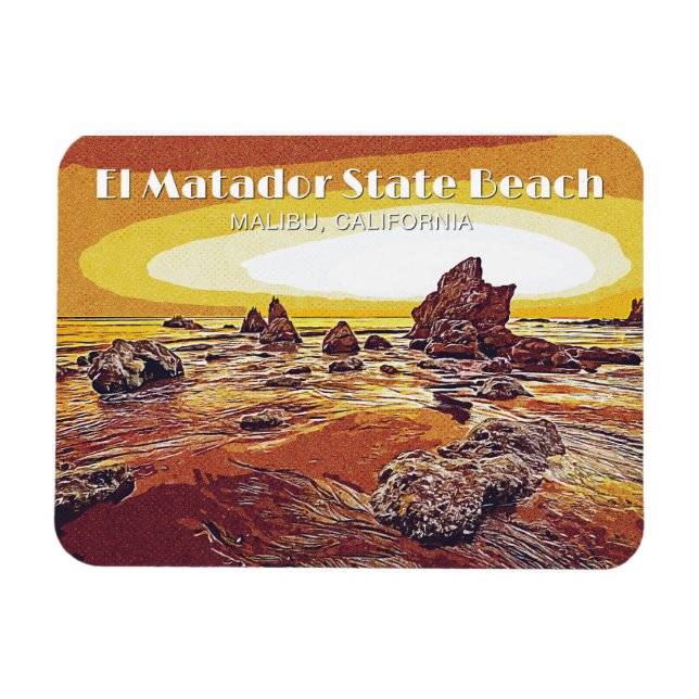 El Matador Staat Beach Magnet (Horizontal)