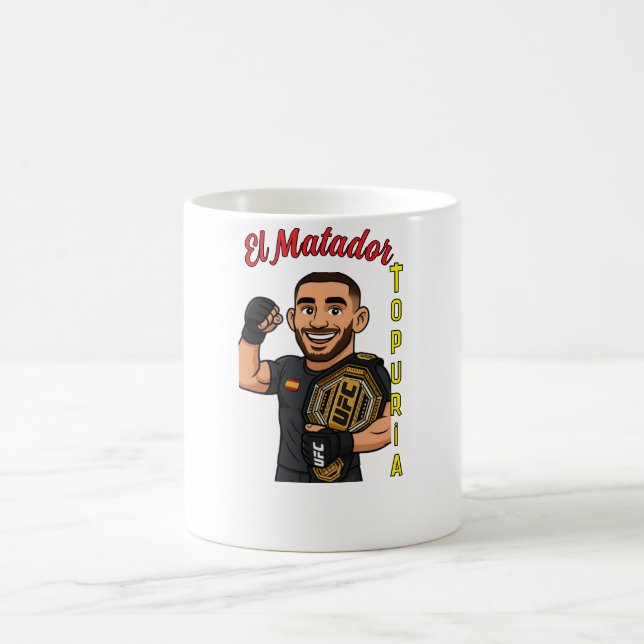 El Matador, Topuria, UFC Fighter Kaffeetasse (Mittel)