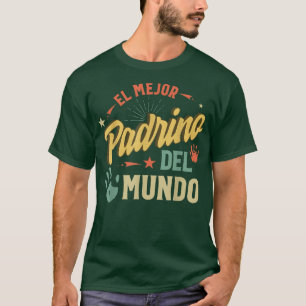 El Mejor Padrino Del Mundo Men American Flag Decke T-Shirt