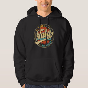 El Mejor Tata del Mundo Men Retro Vintage Dekorati Hoodie