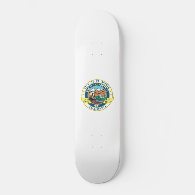 El Monte (Kalifornien) City Siegel Skateboard (Vorderseite)