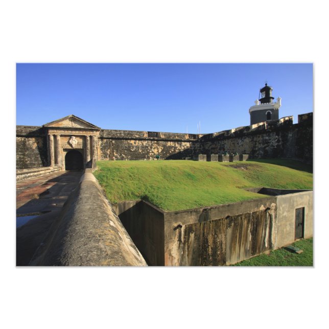 El Morro, San Felipe Castle, Drawbridge, Vordersei Fotodruck (Vorne)