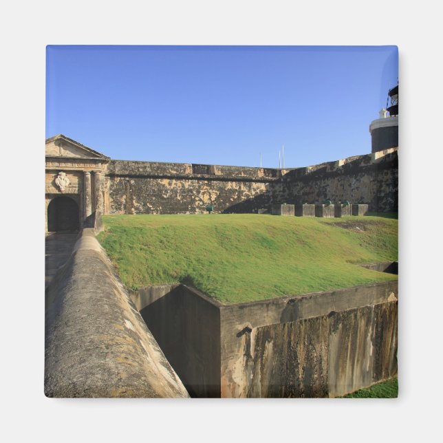 El Morro, San Felipe Castle, Drawbridge, Vordersei Magnet (Vorne)