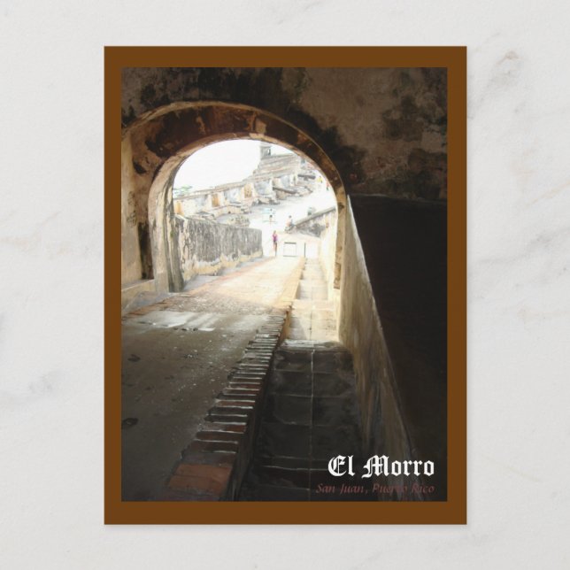 El Morro, San Juan, Puerto Rico Postkarte (Vorderseite)