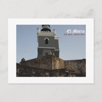 El Morro, San Juan, Puerto Rico Postkarte