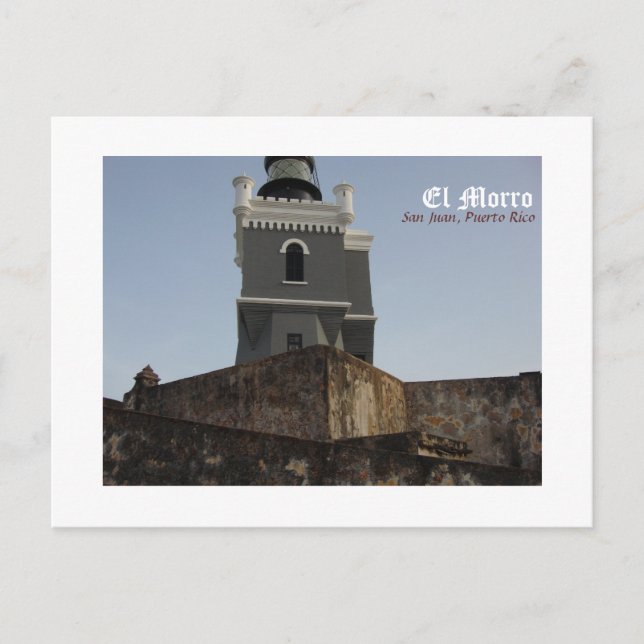 El Morro, San Juan, Puerto Rico Postkarte (Vorderseite)