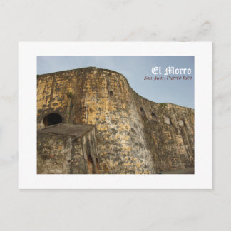 El Morro, San Juan, Puerto Rico Postkarte