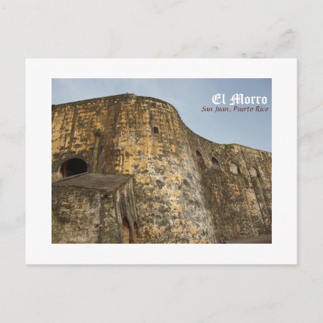 El Morro, San Juan, Puerto Rico Postkarte (Vorderseite)