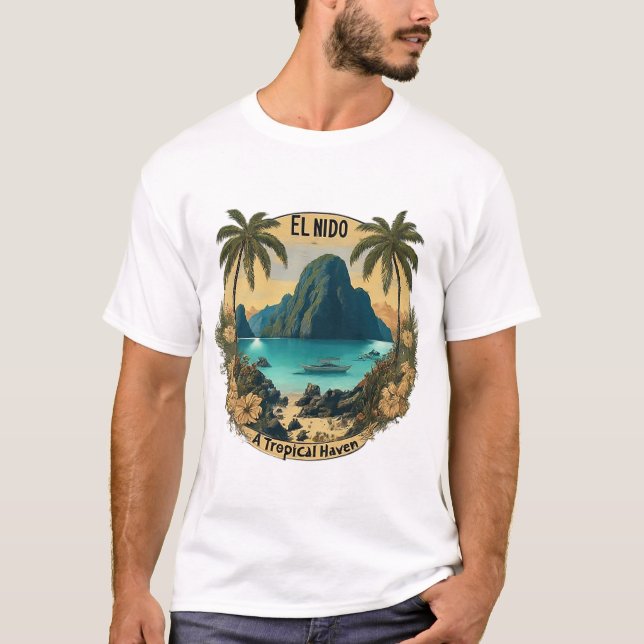 El Nido: Ein tropischer Himmel T-Shirt (Vorderseite)
