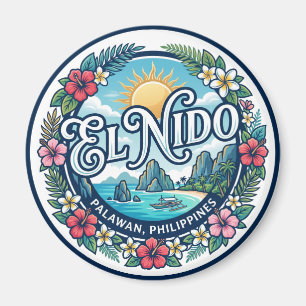 El Nido, Palawan, Philippinen Philippinen Magnet