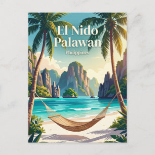 El Nido Palawan Philippinen Postkarte