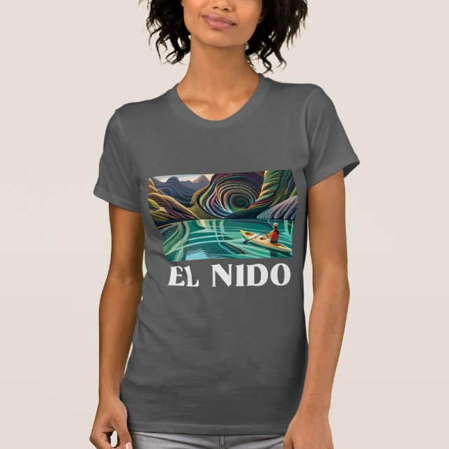 : El Nido, Palawan, Schöner Strand, Philippine la  T-Shirt (Vorderseite)