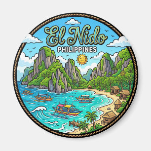 El Nido Philippinen Magnet