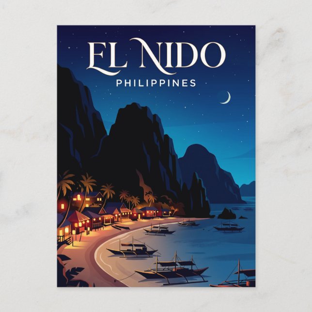 El Nido Philippinen Postkarte (Vorderseite)
